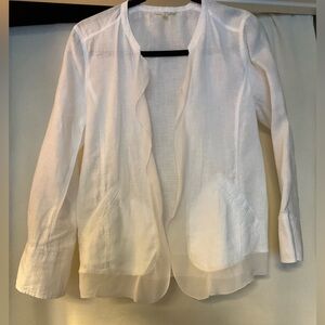 Eileen Fisher White linen Women's Jacket